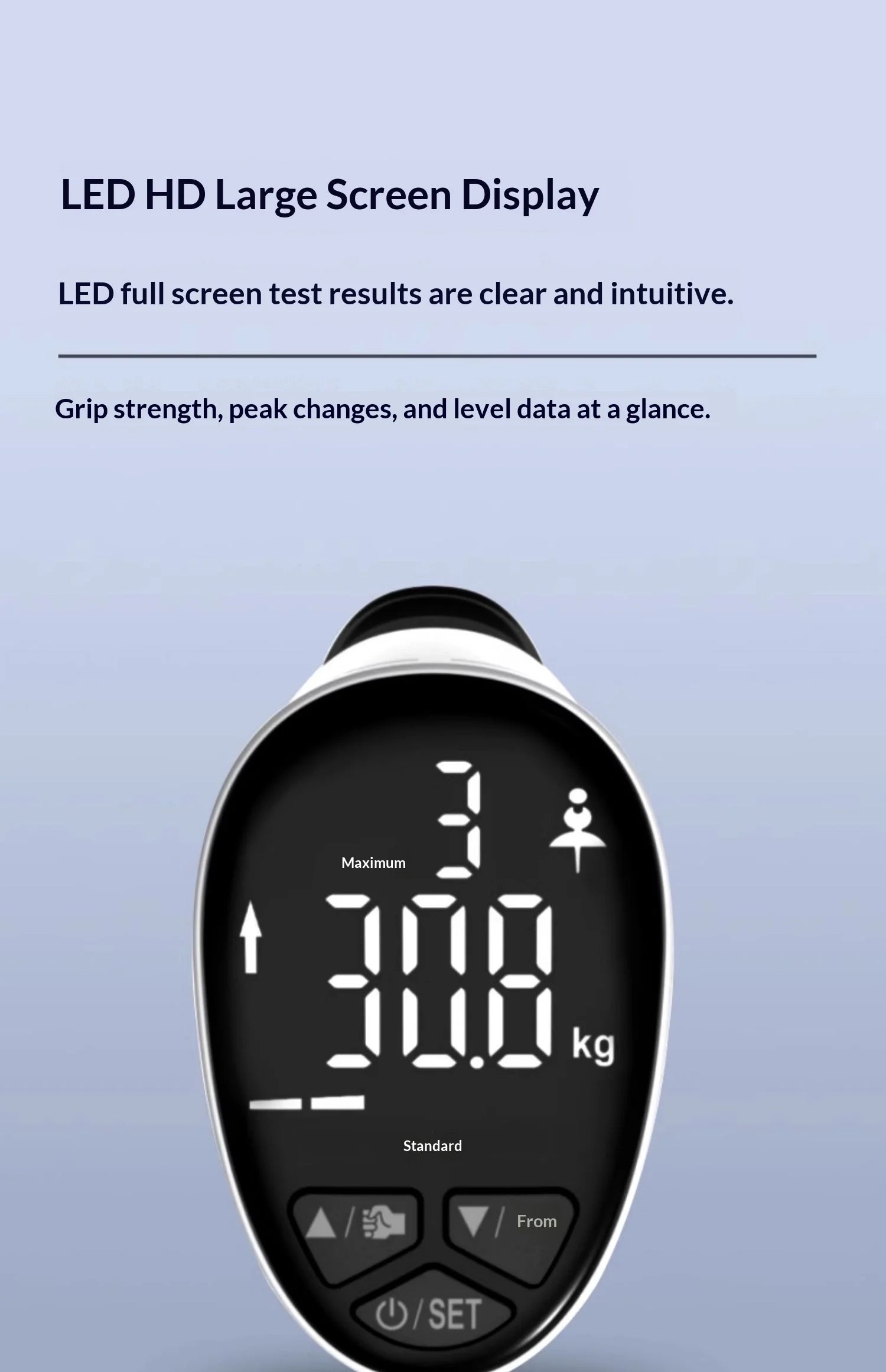 Digital Hand Grip Strengthener Adjustable Hand Strength Trainer With Gauge Professional Fitness Equipment For Fitness Enthusiast