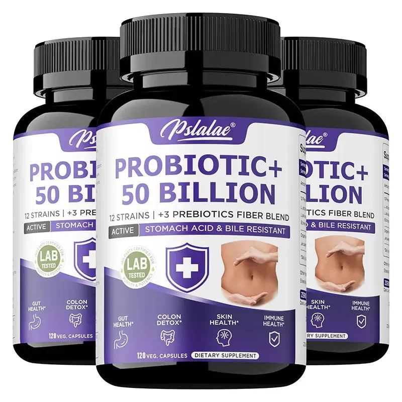 Probiotic 50 Billion - Probiotics for Men and Women To Promote Gut and Digestive Health, Relieve Bloating, and Improve Immunity