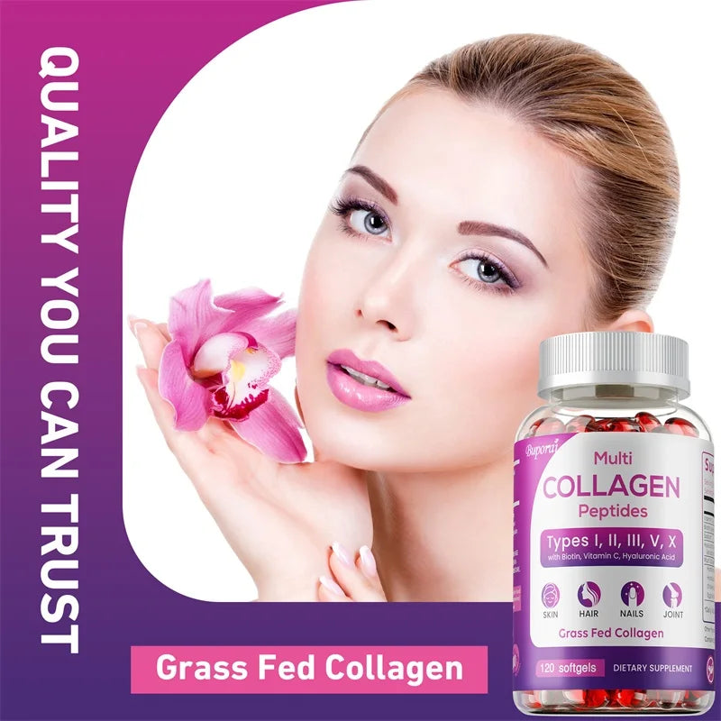 Collagen Peptides -  Anti-Aging, Reduces Wrinkles, Hair, Skin, Nails, Digestion and Joint Support, Gluten-free