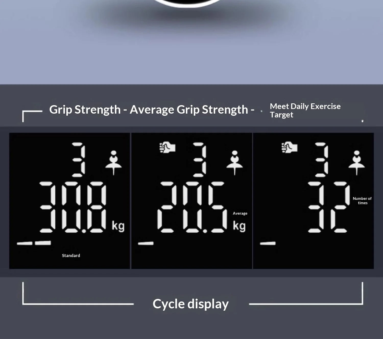 Digital Hand Grip Strengthener Adjustable Hand Strength Trainer With Gauge Professional Fitness Equipment For Fitness Enthusiast