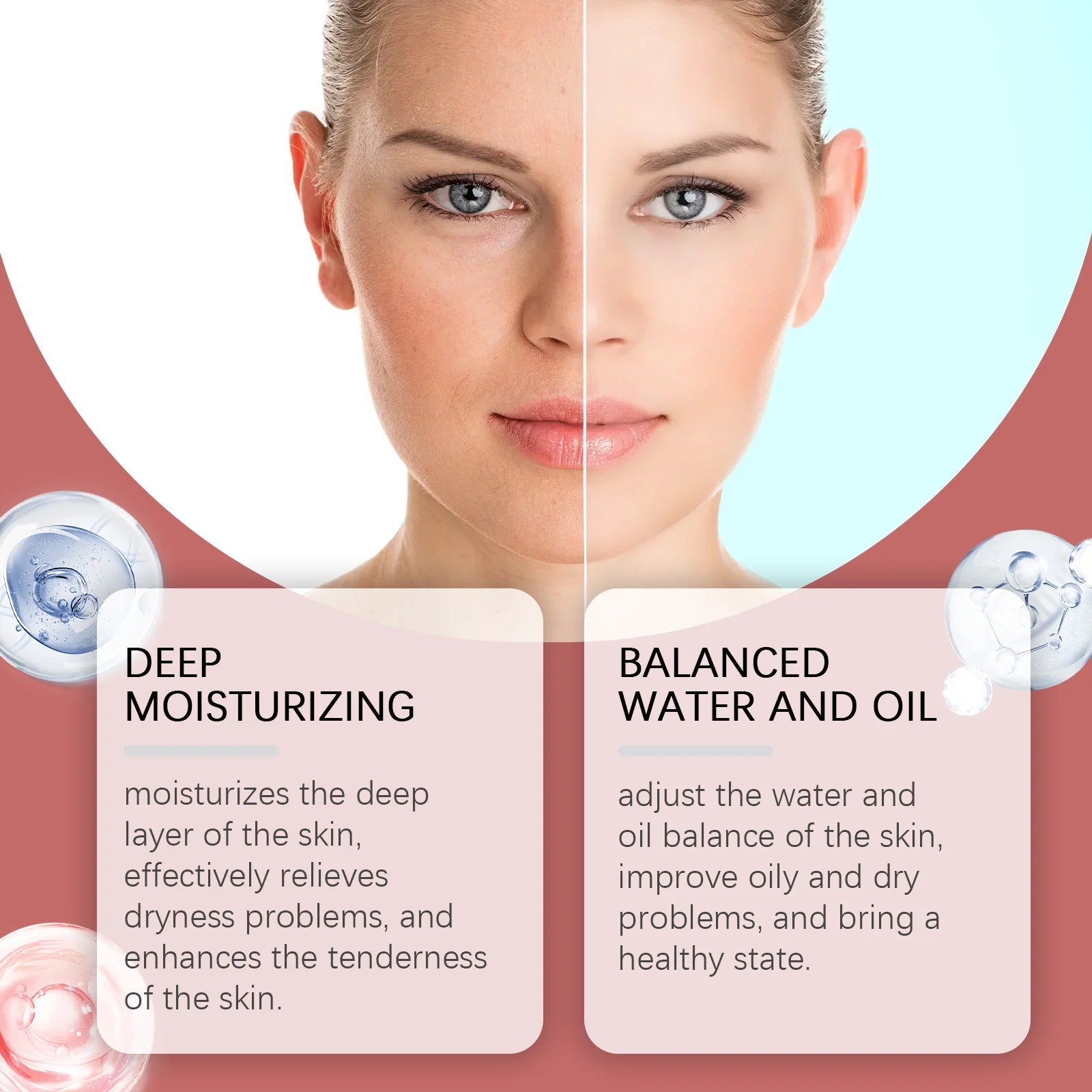 Collagen Jelly Cream Deeply Moisturizing Smooth Skin Tightening Fade Fine Lines Soothing Brightening Hydrating Facial Gel Cream