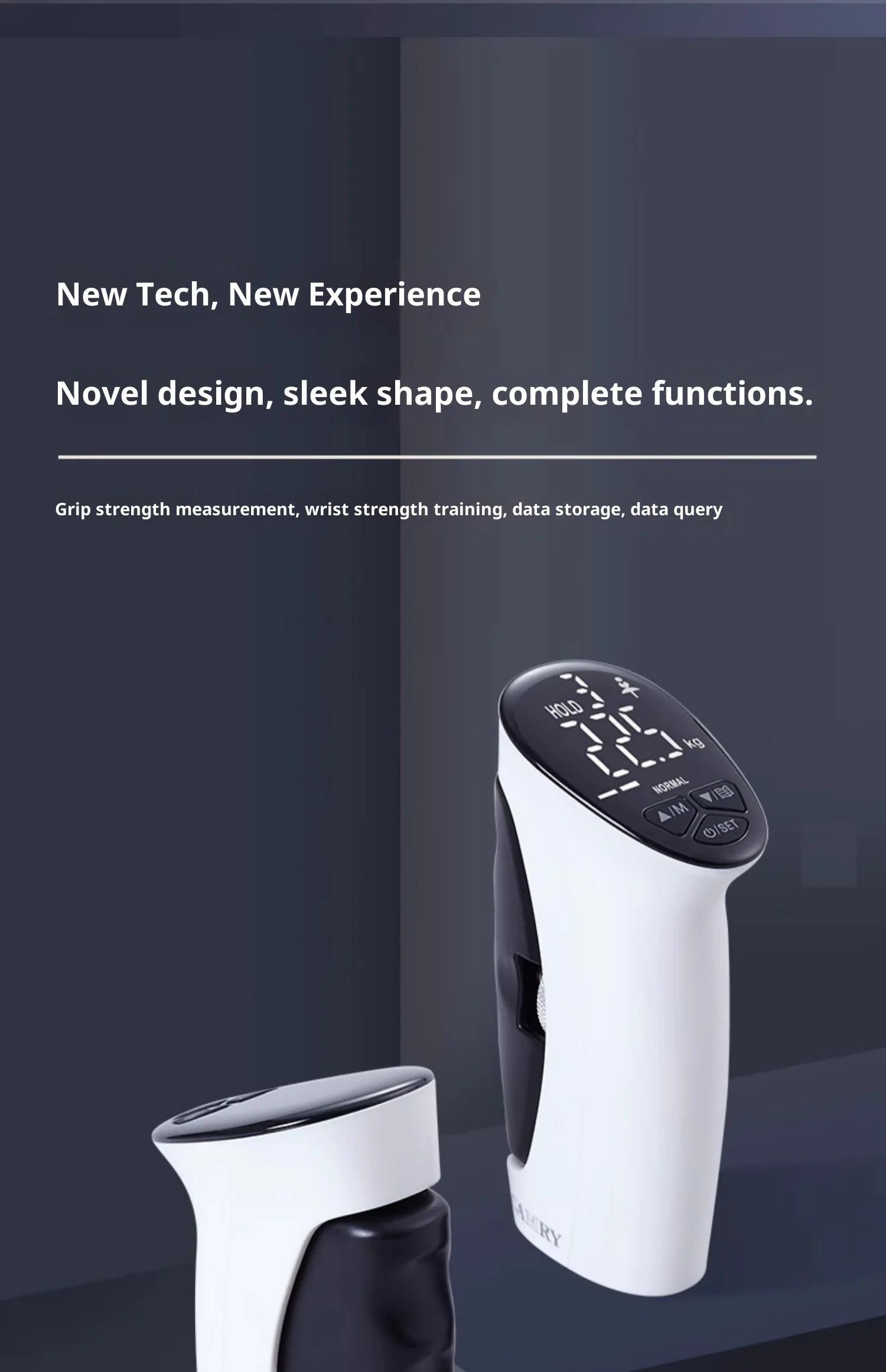 Digital Hand Grip Strengthener Adjustable Hand Strength Trainer With Gauge Professional Fitness Equipment For Fitness Enthusiast