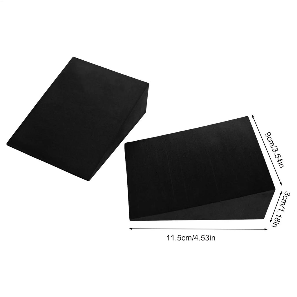 1 Pair Yoga Wedge Blocks EVA Foam Yoga Wedge Stretch Slant Boards Exercise Yoga Block Pilates Wedge Squats Fitness Accessories